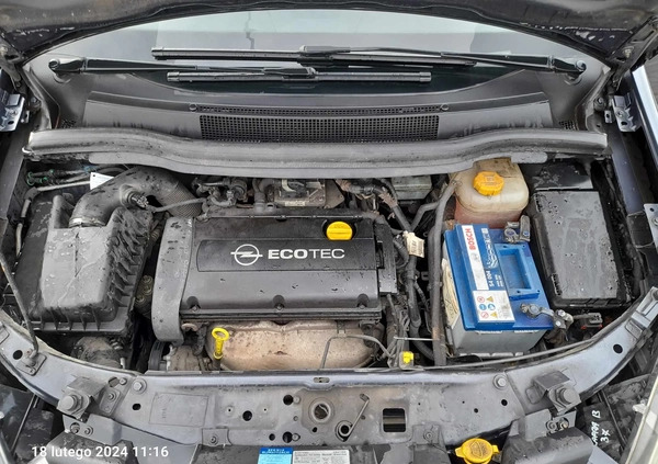 Opel Zafira cena 9000 przebieg: 200941, rok produkcji 2007 z Szczecin małe 56
